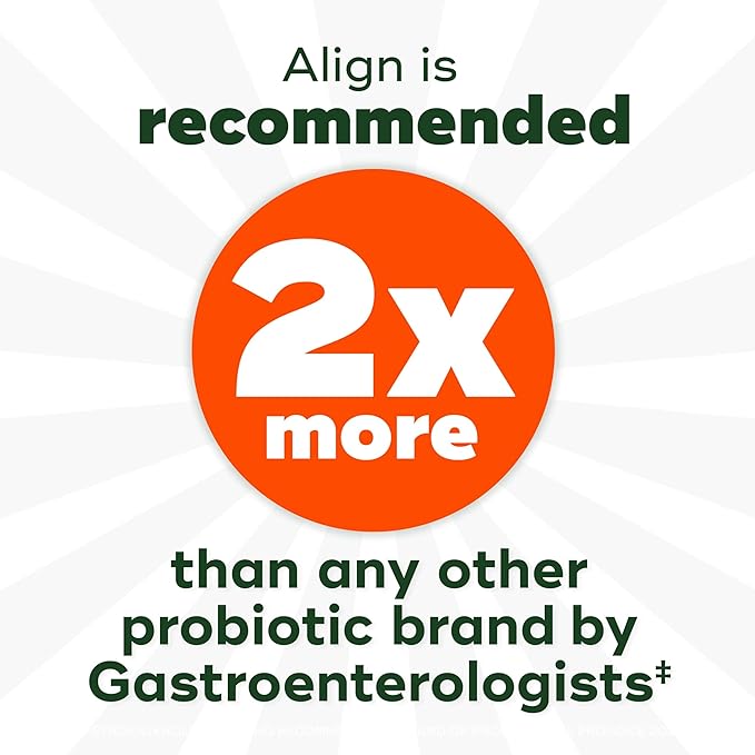 Align Dualbiotic Prebiotics and Probiotics for Women and Men Probiotics for Digestive Health Prebiotics Help Nourish Good Bacteria Natural Fruit Flavors 90 Probiotic Gummies(Pack of 2)