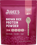 Judee's Gluten Free Brown Rice Protein Powder - Sprouted Rice Formula - Keto-Friendly Plant-Based Nutrition - Dairy &amp Soy-Free Shake Base - 3 lb Unflavored Pack of 1