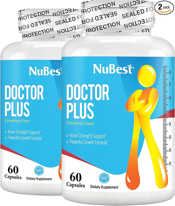 NuBest Doctor Plus with Calcium Vitamin D3 Vitamin K2 (MK7) Magnesium Capsules for Bone Strength Healthy Bones Immunity Calcium Max Absorption for Age 10+ | 120 Capsules | 2 Months Supply
