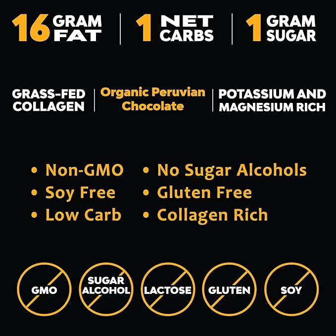 MariGold Keto Fat Bombs - Chocolate Pecan Crisp - Low Carb Collagen Rich Grass-fed Ghee Organic Cocoa Butter Gluten-Free Non-GMO (3 bags 5 Servings each) No Weird Aftertaste