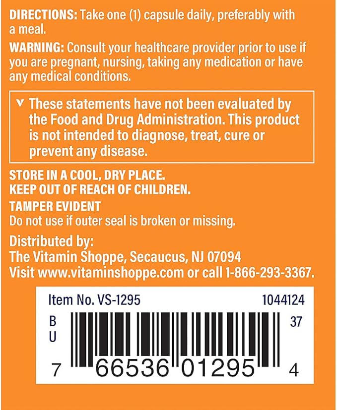 The Vitamin Shoppe NAC N-Acetyl-L-Cysteine Promotes Cellucor Health Immune (100 Capsules)