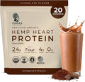 USDA Organic Hemp Protein Powder for Women &amp Men - Chocolate Pure Natural - Plant Based Powder Vegan Gluten Free Keto - Hemp Seed Powder Cold-Pressed (20 Servings (1.61 lb) Chocolate)