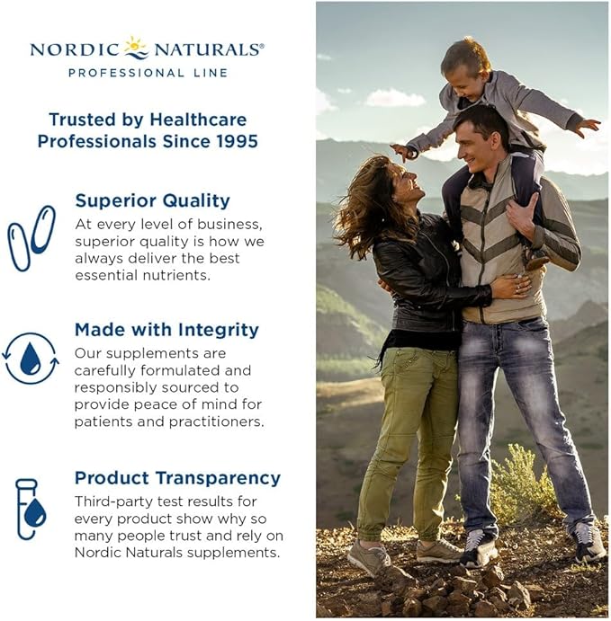 Nordic Naturals ProOmega Lemon Flavor - 60 Soft Gels - 1280 mg Omega-3 - High Potency Fish Oil with EPA &amp DHA - Promotes Brain Eye Heart &amp Immune Health - Non-GMO - 30 Servings