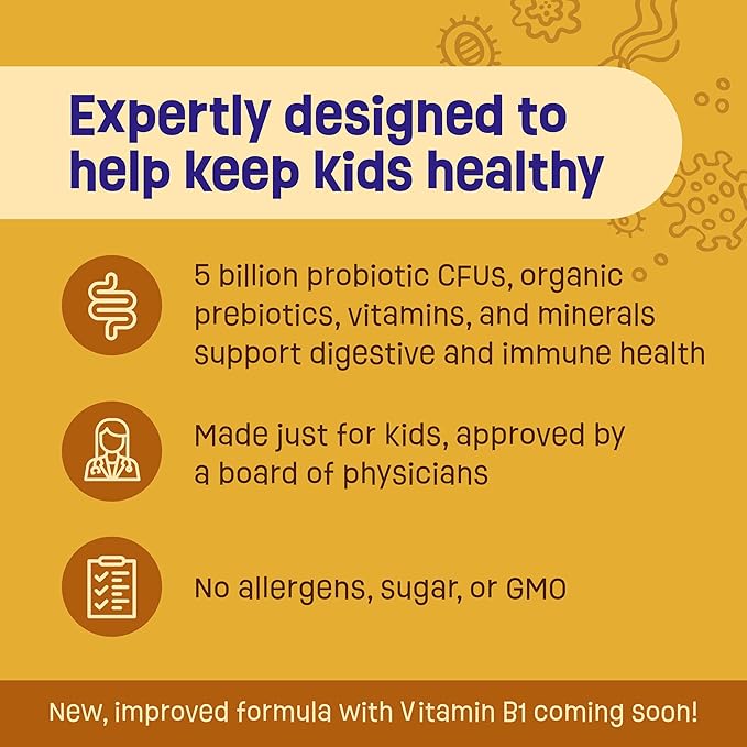 Physician's CHOICE Kids Happy Tummy Bundle - Fiber 24pck + Probiotic 30ct