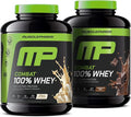 MusclePharm Combat 100% Whey Protein Powder Bundle - Vanilla &amp Chocolate Milk Fast Recovery &amp Muscle Gain 5lb 67-70 Servings
