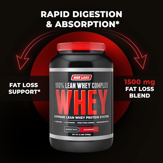 100% Lean Whey Complex 2 pounds (Strawberry)