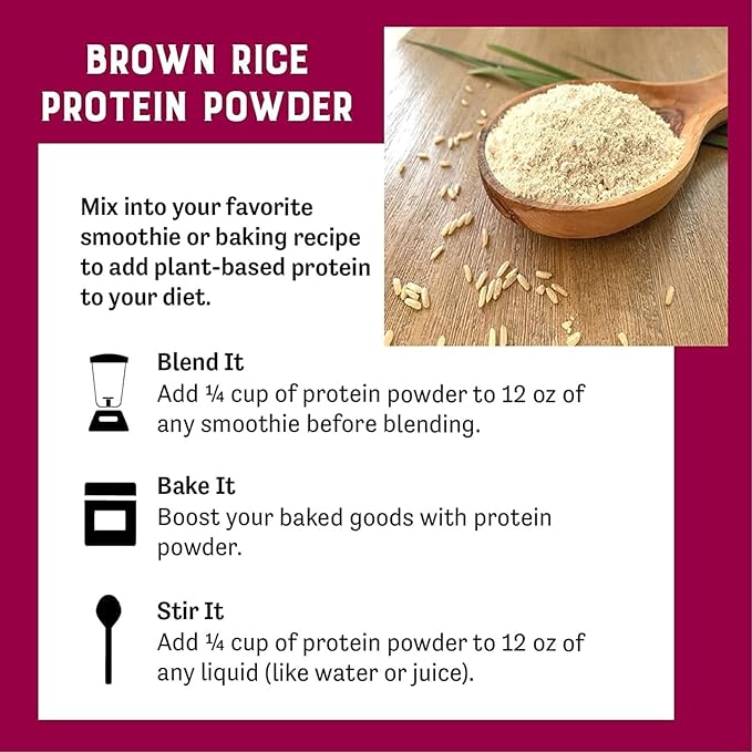 Judee's Gluten Free Brown Rice Protein Powder - Plant-Based Vegan Protein - Gluten-Free Meal Replacement - 1.5 lb Unflavored