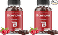 NutraChamps Vitamin B Complex Gummies Vitamin B Gummies Boosts Energy B Complex Vitamins B1 B2 (Riboflavin) B3 (Niacin) B5 B6 B7 (Biotin) B9 (Folic Acid) Methyl B12 (Pack of 2)