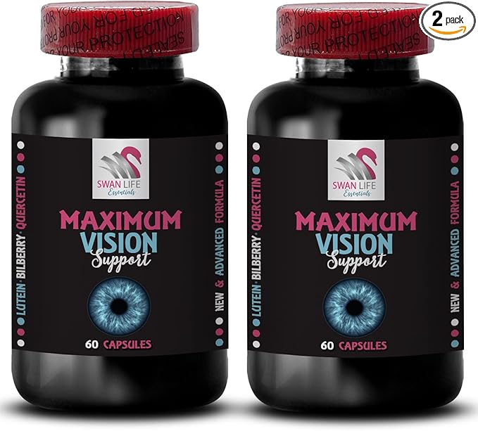 Crystal Vision - Eye Vision Supplement - Bright Perspective Focus Sharp Better Image Clear View Visual Clarity Pure Focus Clarity Boost Sight Sharp Eye Clarity Booster 2 Bottle 120 Capsules