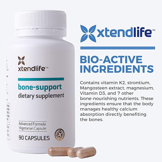 Xtendlife Bone-Support for Healthy Joints Tissues and Skeletal Structure - 90 Count (Pack of 1)