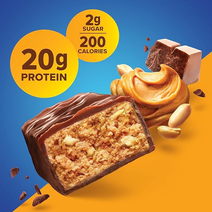 Pure Protein Bars High Protein Nutritious Snacks to Support Energy Low Sugar Gluten Free 4 pcs Chocolate Peanut Butter 4 pcs Chocolate Deluxe 4 pcs Chewy Chocolate Chip