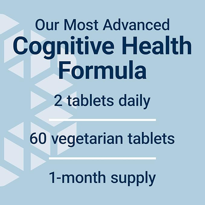 Life Extension Cognitex® Elite Pregnenolone sage Blueberry ashwagandha phosphatidylserine Advanced Formula Attention Focus Memory Gluten-Free Non-GMO Vegetarian 60 Tablets