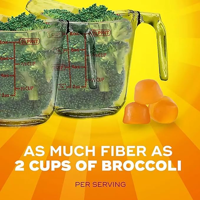 Meta-mucil Fiber Gummies (150 Count.) No Sugar Added 5g Prebiotic Plant-Based Fiber Orange Flavor Supports Digestive Health