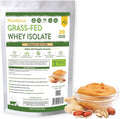 MariGold Grass-fed Whey Protein Isolate Powder - Peanut Butter Flavor - 1 Lb Bag | 100% Pure Cold-Processed Micro-Filtered Undenatured Non-GMO rBGH Free Soy Free Gluten Free Lactose Free
