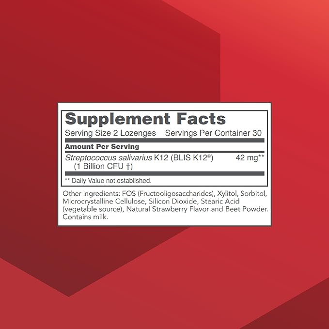 PROTOCOL FOR LIFE BALANCE E.N.T. Biotic - Probiotic Lozenge - Oral &amp Throat Health* - 1 Billion CFU - Immune Support* - Refrigerate for Live Bacteria - Nut &amp Soy Free - 60 Lozenges
