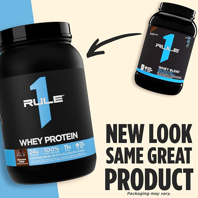 Rule 1 Whey Protein – 24g Fast-Acting Protein from All-Whey Sources with Naturally Occurring EAAs &amp BCAAs for Workout Recovery or Anytime Use (5 Pounds* Birthday Cake)