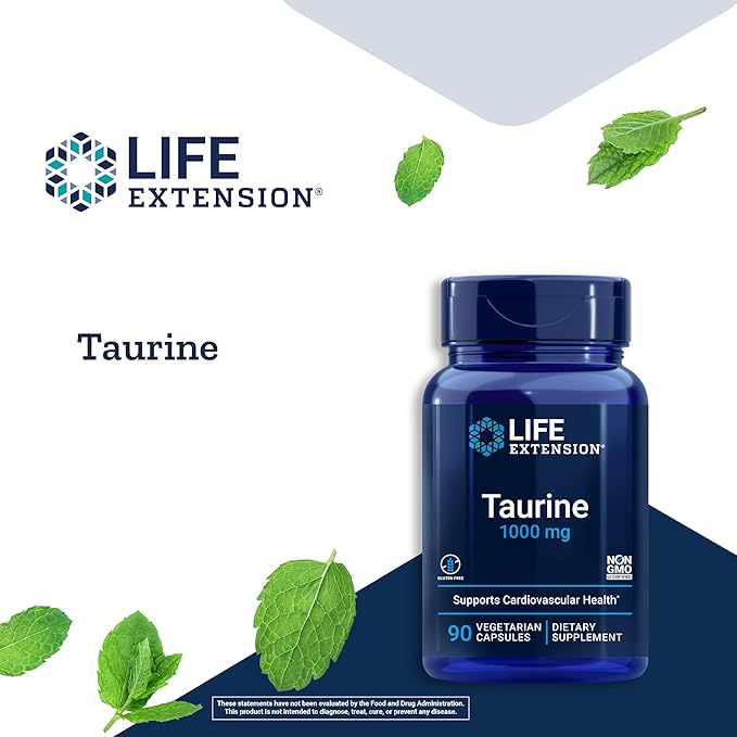Life Extension Super Ubiquinol CoQ10 100mg PQQ Shilajit Plus Taurine 1000mg Heart Liver Brain Cellular Energy Support