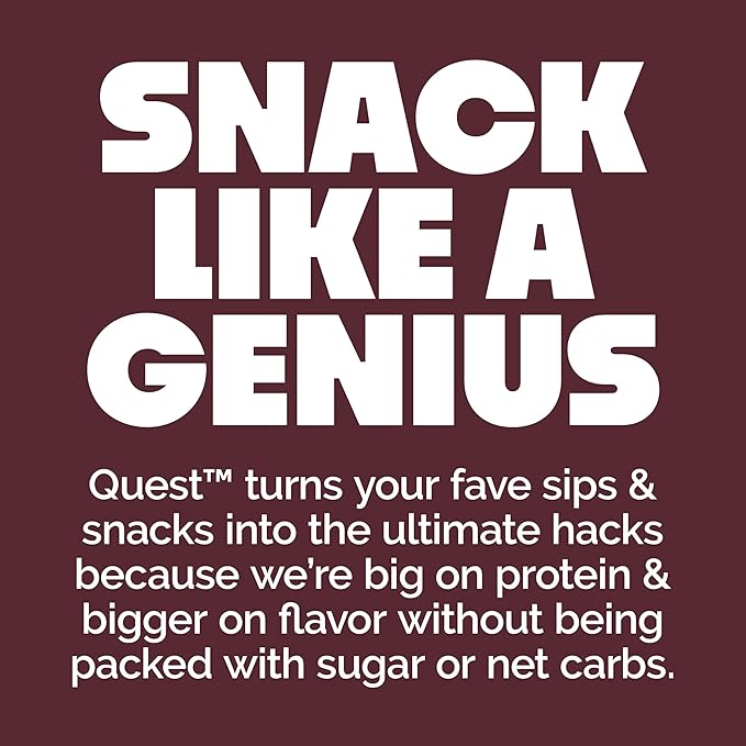Quest Nutrition Crispy Protein Bar Fruity Cereal Flavor 18g Protein 1g Sugar 2g Net Carbs Low Sugar 12 Count