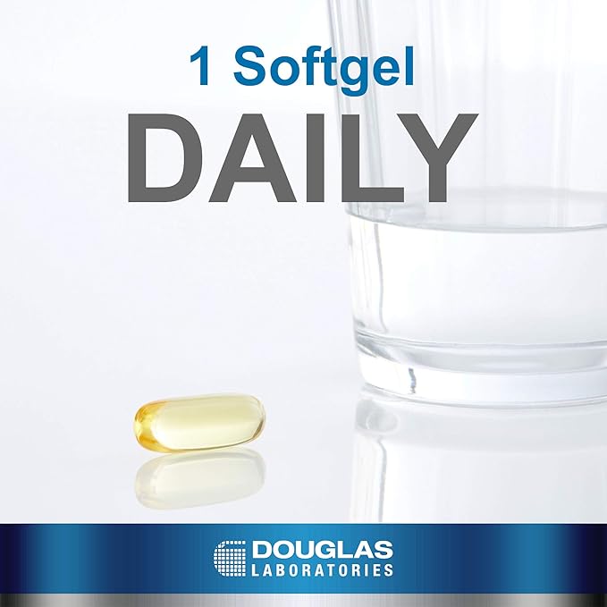 Douglas Laboratories Quell Fish Oil EPA/DHA Plus D | 3:2 Ratio of EPA to DHA Essential Omega 3 Fatty Acids Plus 1000 I.U. of Vitamin D3* | 30 Softgels