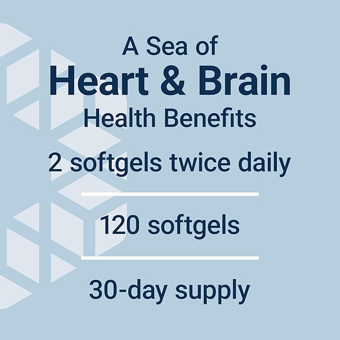 Life Extension Super Omega-3 EPA/DHA Fish OilSesame Lignans &amp Olive Extract – Cognitive HealthCholesterol Health SupportGluten-FreeNon-GMO120 Softgels(Pack of 2)