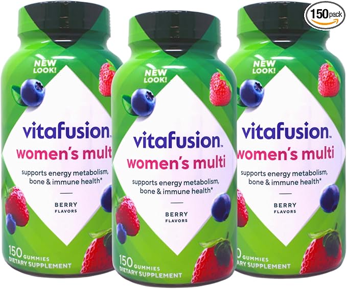 Vitafusion Women's Gummies Mixed Berry 150 Count - Pack of 3