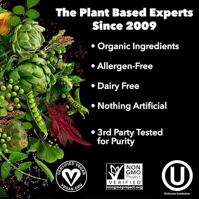 PlantFusion Complete Vegan Protein Powder - Plant Based Protein Powder with BCAAs Digestive Enzymes and Pea Protein - Keto Gluten Free Non-Dairy No Sugar Non-GMO - Natural- No Stevia 5 lb Bulk