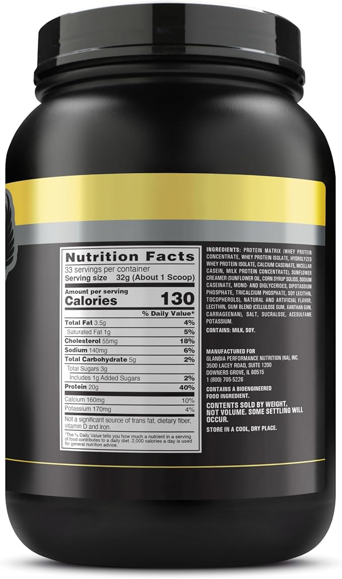 American Body Building (ABB) Pure Pro Protein Powder Vanilla 33 Servings