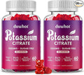 Potassium Citrate 1000mg Gummies Potassium Supplement for Adults Women &amp Men Support Leg Cramps &amp Muscle Health 120 Chewables