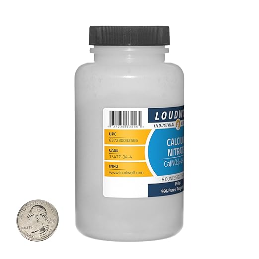 Calcium Nitrate / 3 Pounds / 6 Bottles / 99% Pure Reagent Grade/Prills