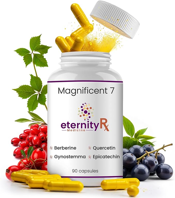Resveratrol + Dihydroberberine + Quercetin Complex – Anti-Aging Cellular Supplement with Vitamin C &amp Zinc – Longevity &amp Mitochondrial Support – 90 Capsules – Doctor Formulated