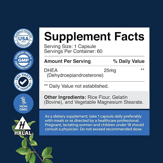 Bundle of DHEA Supplement for Hormone Balance Mood Stability Brain Function - Dehydroepiandrosterone and Vitamin D3 Gummies for Daily Wellness with 2000IU per Serving Bone Muscle &amp Immune Suppor
