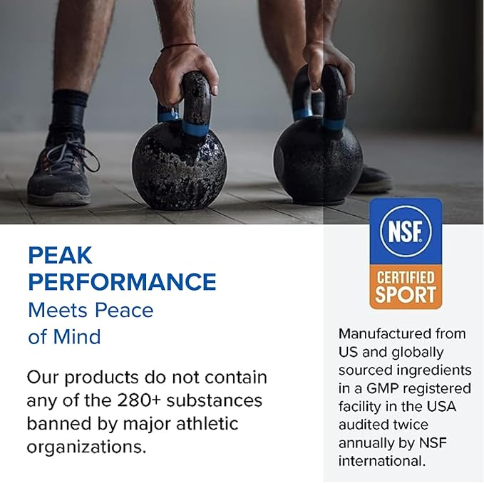 Designs for Sport Magnesium Glycinate - Magnesium Supplement to Support ATP Energy Muscle Recovery Bone Health &amp Heart Health - NSF Certified for Sport (120 Capsules)