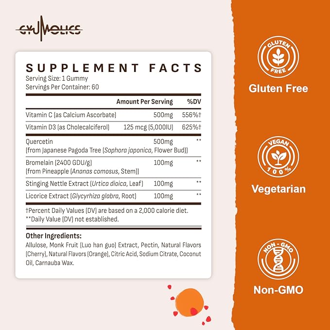 Quercetin 500mg Gummies for Kids
