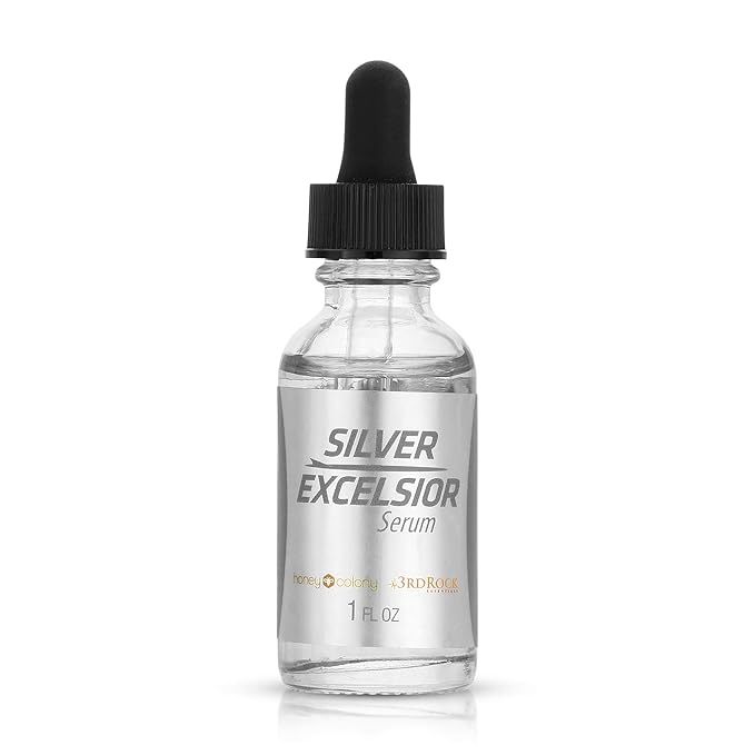 3rd Rock Essentials | Silver Excelsior Serum 4000 PPM Silver Oxide Dietary Supplement | All Natural Liquid Silver Concentrate Immune Support Supplement (1 oz)