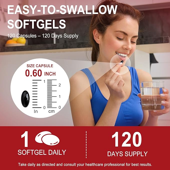 Astaxanthin 12mg 120 Softgels (2Pack)Premium Astaxanthin Antioxidant Supplements with Antioxidant Activity Supports Eye Skin Joint &amp Immune System Health Fresh Microalgae Source Non-GMO