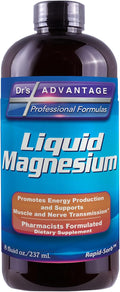 Dr’S Advantage Liquid Magnesium Supplement –for Women &amp Men Non-GMO 8 Oz [Health &amp Beauty]