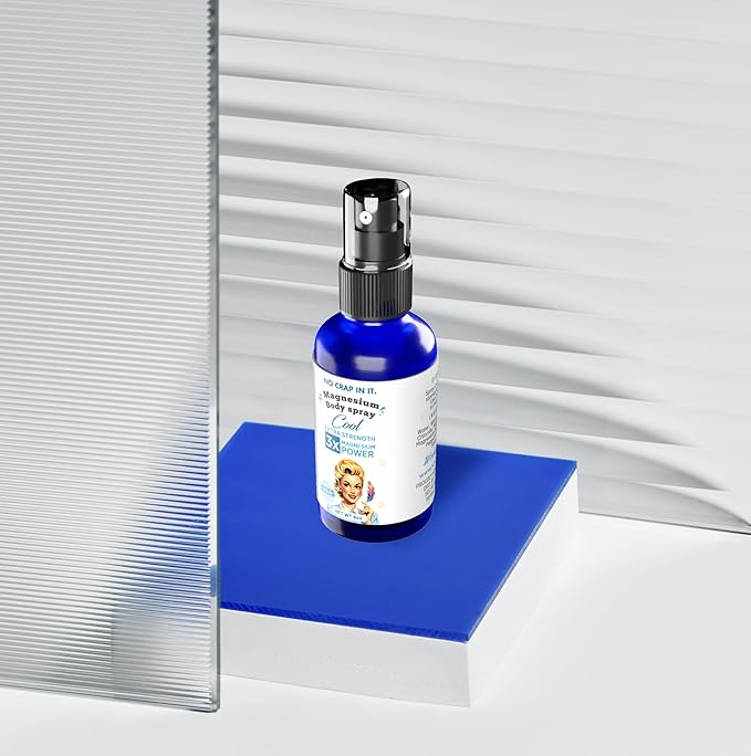 No Crap In It Magnesium Spray Triple Action!- Your Way to Wellness | Immediate Relief with Our Unique Magnesium Glycinate Citrate Chloride Blend Spray (Cool)