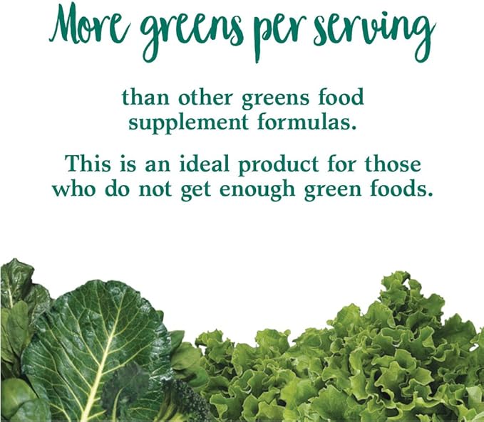 Garden of Life Perfect Food Super Green Formula - 60 Servings 45 Superfoods Greens Fruit &amp Veggie Juice Superfood Powder Supplement Probiotics &amp Organic Spirulina for Digestion &amp Immun