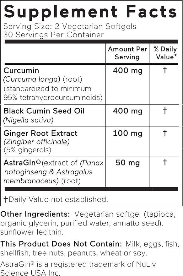 SMARTERNUTRITION Curcumin + Enzymes