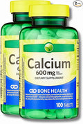 KP+ Calcium 600 mg | Bone Health Support | Gluten Free | 100 Tablets | Pack of 2