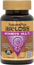 NaturesPlus AgeLoss Women’s Multi - 90 Tablets - Anti-Aging Multivitamin &amp Mineral Supplement Menstrual &amp Menopausal Support Antioxidant Anti-Inflammatory - Gluten-Free - 30 Servings
