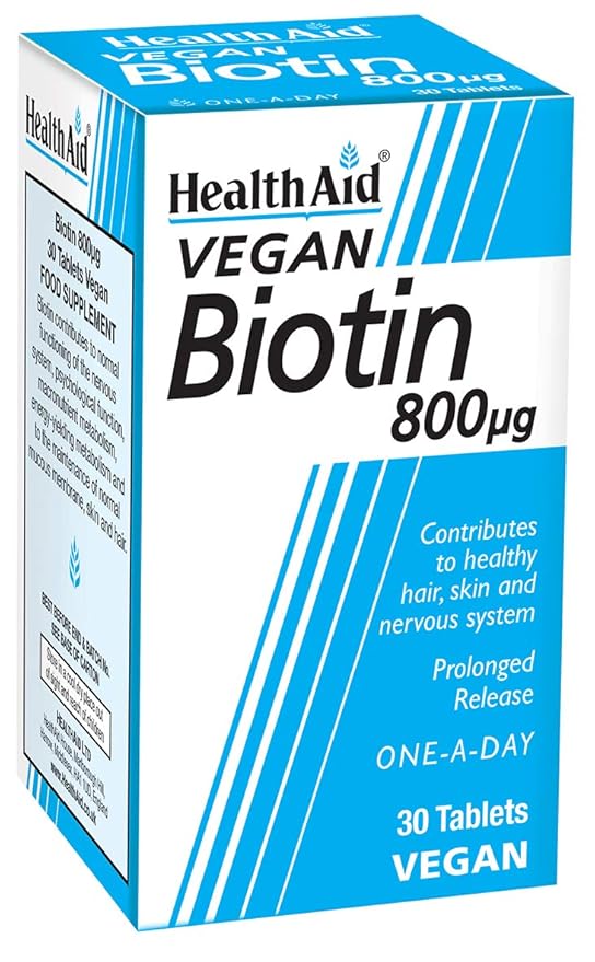 HealthAid Biotin 800g - 30 Tablets