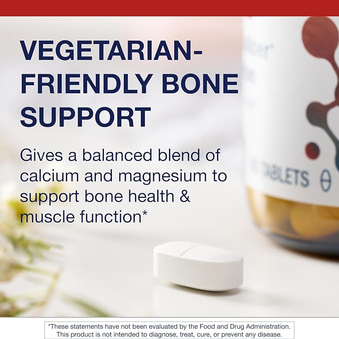 Metagenics Bone Builder Vegetarian - Balanced Calcium &amp Magnesium Mineral Complex - Supports Bone Density Heart Nerve &amp Sleep Health - Plant-Based Gluten-Free cGMP Certified - 90 Servings