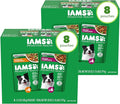 IAMS Proactive Health Adult Wet Dog Food Variety Pack 3.5 oz. Pouch (8 Count) (Pack of 2)