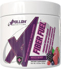 Apollon Nutrition Fiber Fuel – Premium Soluble and Insoluble Fiber Supplement for Gut Health Digestion and Regularity – 30 Servings – Unflavored Prebiotic Fiber Powder (30 Serving Mixed Berry)