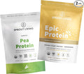 Sprout Living Epic Protein Vanilla Lucuma + Simple Pea Protein 1 lb