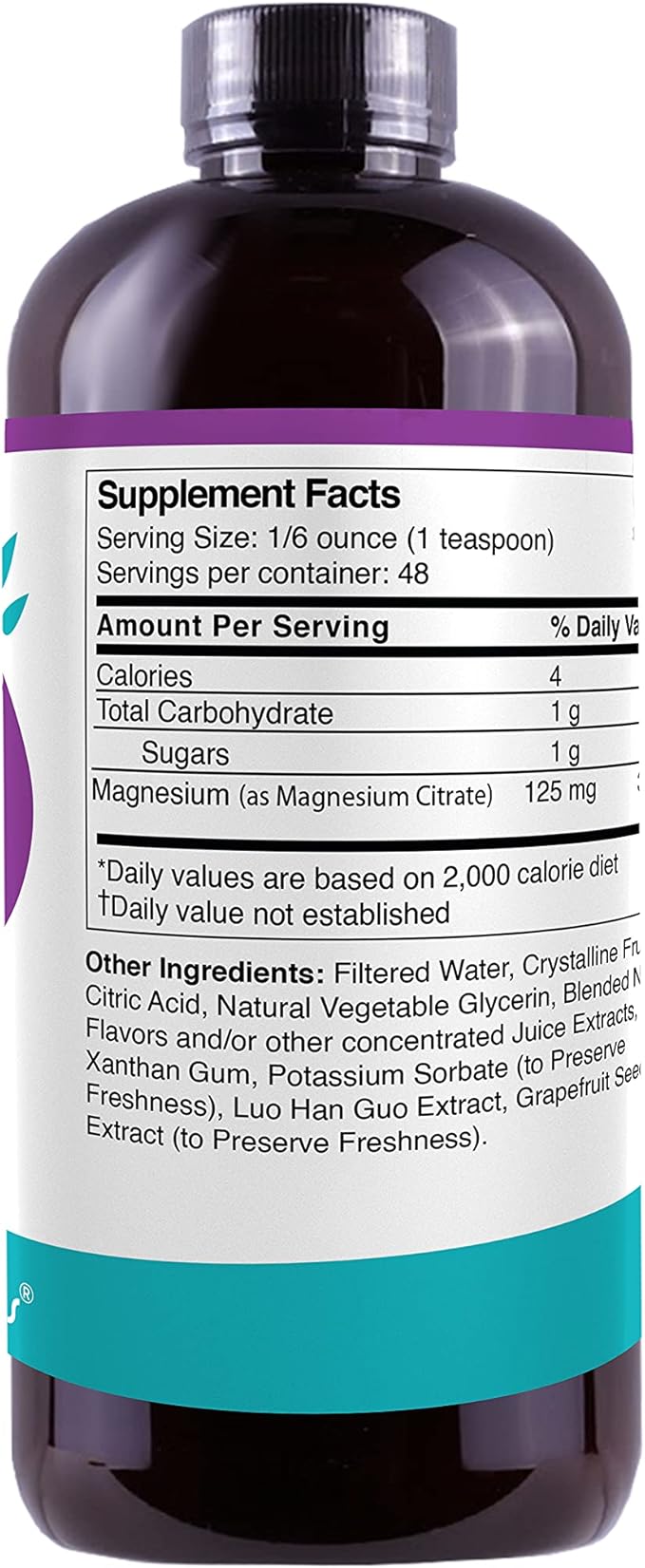 Life Solutions Liquid Magnesium - High Absorption Liquid Magnesium Citrate Supplement for Muscle Relaxation Sleep Support &amp Stress Relief 8 Floz - Easy to