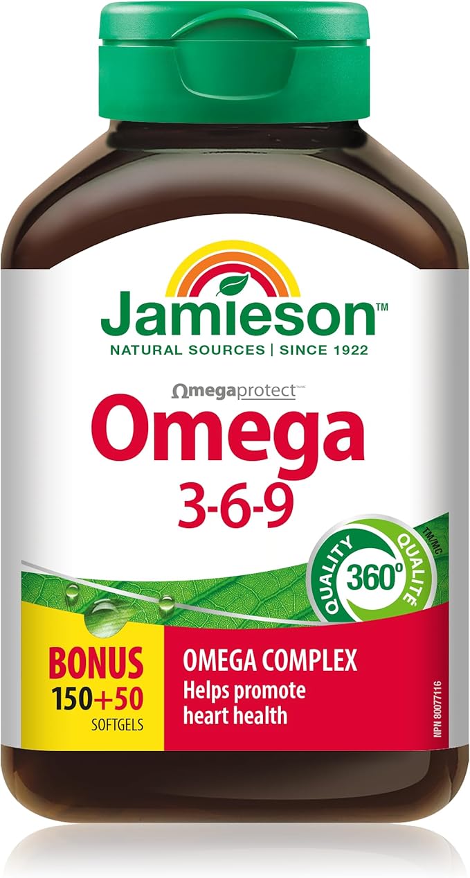 Jamieson Nature's Finest Omega 3-6-9 200 capsules