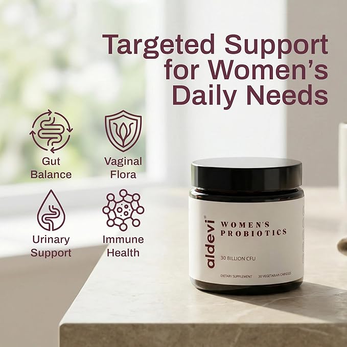 Women’s Probiotics 30 Billion CFU with Cranberry – Lactobacillus (acidophilus rhamnosus reuteri gasseri) &amp Bifidobacterium – Vaginal pH Urinary &amp Digestive Support – Vegan 30 Capsules
