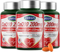 CoQ10 200mg Softgels Ultra CoQ10 Ubiquinone 200mg with Coconut MCT Oil 5X Superior Absorption Coenzyme Q10 Ubiquinol and Supplements - 90 Counts * 3 Packs
